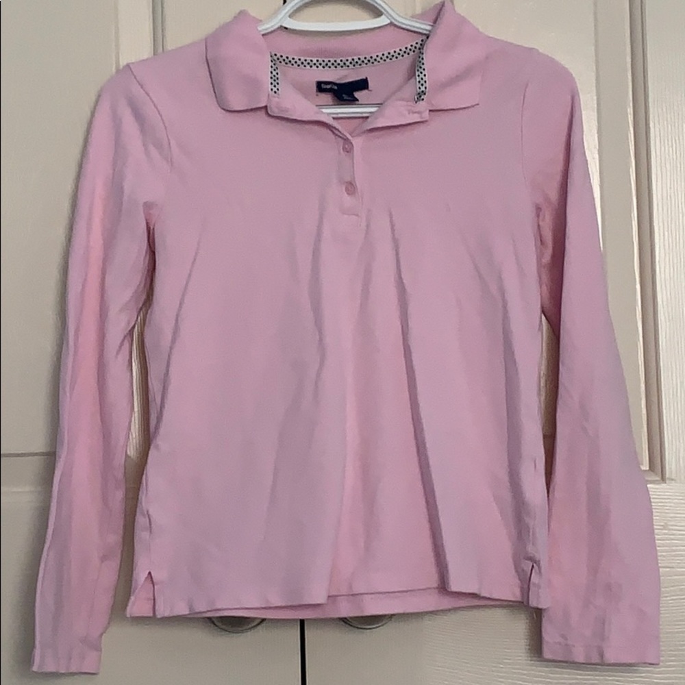 Pink long sleeve shirt